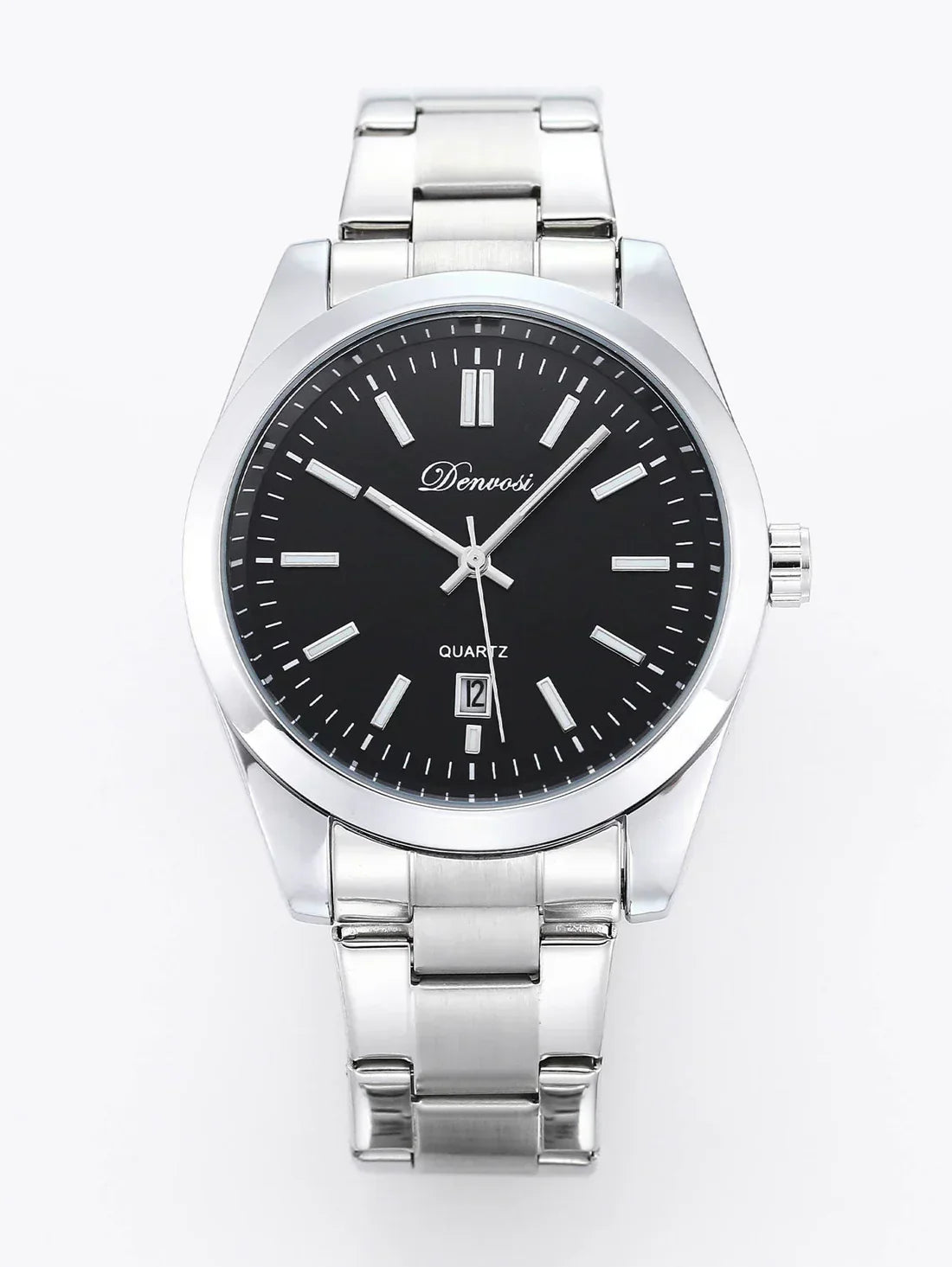 ChronoSteel – Herren-Quarzuhr aus Edelstahl mit Datumsanzeige