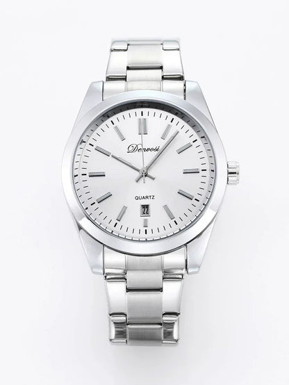 ChronoSteel – Herren-Quarzuhr aus Edelstahl mit Datumsanzeige